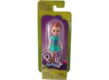 Bambola Singola Polly Pocket Lila Con Gonna Turchese E Strisce FWY22