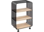 5 Five Simply Smart - Rollregal Mit 3 FäChern Schwarz