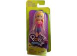 Bambola Singola Polly Pocket Polly Con Vestito Rosa E Strisce GDK97
