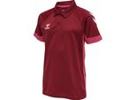 Hummel Lead Polo Funzionale Bambini Ciclismo Rosso 116