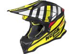 Casco Da Motocross Nolan N53 Cliffjumper, Nero/Giallo/Bianco, 2XL (63)