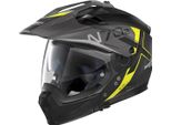 Casco Nolan N70-2 X Bungee N-Com, Nero Opaco/Giallo, Xs (55)