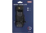 Abus Bordo Lite 6055K Sh Serratura Pieghevole Con Staffa - Lucchetto Per Bici Ultraleggero In Acciaio Speciale - Livello Di Sicurezza Abus 7 - 60 Cm - Nero