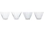 Mikasa - Bicchiere Per Tostatura Cocktail, 290 Ml, 4 Pezzi, Klarglas, Silber, 400 Ml, 4 Pezzi