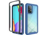 Custodia Galaxy A52 5G, Copertura Posteriore Trasparente Ibrida, Robusto Paraurti In Tpu, Custodia Antiurto Per Samsung Galaxy A52 5G Blu Navy