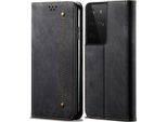 Custodia Galaxy S21 Ultra 5G, Laimtop Pelle Portafoglio Flip Bookstyle Custodia Protettiva Con Stand Per Samsung Galaxy S21 Ultra 5G Nero