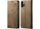Custodia Galaxy A32 5G, Custodia A Portafoglio In Pelle Con Chiusura Magnetica E Supporto Per Samsung Galaxy A32 5G Khaki