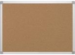 Q-Connect® KF03560 Bacheca In Sughero 60 X 45 Cm Marrone Con Cornice In Alluminio