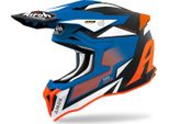 Casco Da Motocross Airoh Strycker Axe Carbon, Blu Opaco, Xs (53/54)