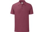 Fruit Of The Loom Herren Poloshirt Iconic RW6516 (Xl) (Burgunder Meliert)