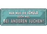 Vianmo Insegna Di Latta 10X27 Cm Schuld Auch Bei Anderen Suchen