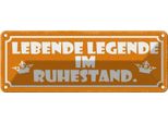 Vianmo Insegna Di Latta 10X27 Cm Lebende Legende Im Ruhestand