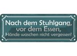 Vianmo Insegna Di Latta 10X27 Cm HäNde Waschen Nicht Vergessen