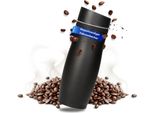 Tazza Termica In Acciaio Inox 350Ml 100% A Prova Di Perdite Tazza Isolata Tazza Da Caffè Per Andare Tazza Da Viaggio Per Auto - Nero
