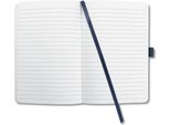 Sigel JN204 Sigel Taccuino Jolie Impress, Pelle Finta, A6, Blu Scuro