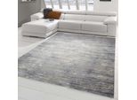 Tappeto Di Design Tappeto Moderno Tappeto Per Il Soggiorno Screziato In Grigio Beige Dimensioni - 120 X 170 Cm