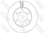 2X Disco Freno Trw DF6812S Per Ford Ranger (Tke) 61Mm 302Mm