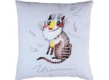 Cuscino A Punto Croce Rto "Marbles"" CU030, Schema Contato, 40X40 Cm"