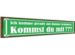 Vianmo Insegna In Legno 10X46 Cm Kommst Du Mit Auf Dumme Gedanken
