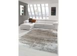Tappeto Di Design E Moderno Tappeto Per Soggiorno Vintage In Beige Grigio Dimensioni - 120 X 170 Cm