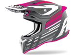 Casco Motocross Airoh Strycker Shaded Carbon, Rosa Opaco, L (59/60)