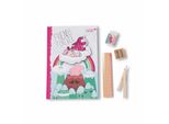 Set Di Cancelleria Nici Theodor & Friends Con Quaderno Con Copertina Rigida, 6 Pezzi, Righello, Gomma, Matita, 45704