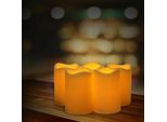 5 Pezzi Led A Luce Di Candela, 3AAA A Batteria Led A Candela Tremolante, 10 Cm Di Altezza, Luce Di Candela Decorativa Per Cena, Compleanno, Festa Di Natale