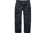 Brandit Pantaloni Cargo Uomo Bdu Ripstop Pantaloni Neri 5XL