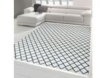 Tappeto Design Retrò Tappeto Soggiorno Moderno Lavabile In Crema Nero Dimensioni - 80 X 300 Cm