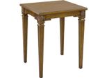 Casa Padrino Tavolino Barocco Marrone 48 X 44 X H. 62 Cm - Nobile Tavolo In Mogano In Stile Barocco - Mobili Barocchi In Mogano