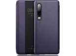 Custodia Huawei P30, Laimtop Slim Business Smart View Intelligent Wake Up/Sleep Flip Leather Cover Protective Case Per Huawei P30 Purple