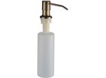 Dosatore Di Sapone Da Incasso, Dosatore Di Sapone Per Lavello, Ottone Bronzo Antico, 500 Ml, Dosatore Di Detersivo Dropp
