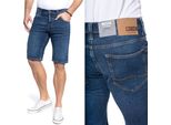 Mustang Uomo, Pantaloncini Chicago Short, Vestibilità Regolare, W30, Blu, Pantaloncini, Pantaloni,