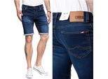Mustang Uomo, Pantaloncini Chicago Short, Slim Fit, W33, Blu, Pantaloncini, Pantaloni,