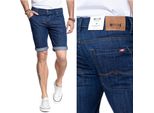Mustang Herren, Pantaloncini 5 Tasche, Vestibilità Regolare, W28, Blau, Kurze, Hosen,