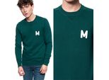 Mustang Emil C Jumper Maglia Classica Da Uomo Deep Teal 1008650 6433