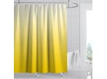 Tenda Da Doccia Antimuffa Tende Da Doccia Bagno Impermeabile 180X180 Cm, Giallo