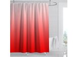 Tenda Da Doccia Antimuffa Tende Da Doccia Bagno Impermeabile 180X180 Cm, Rosso