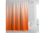 Tenda Da Doccia Antimuffa Tende Da Doccia Bagno Impermeabile 180X180 Cm, Arancione