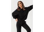 Ivon Felpa Donna Con Cappuccio Morelli Nero M/L