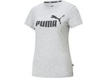 Puma -ESS Logo Tee Donna - T-Shirt Grigia Donna