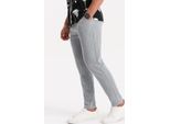Ombre Clothing Pantaloni Jogger Da Uomo Avawn Grigio Chiaro M