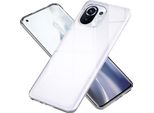 Nalia Clear Mobile Phone Case Per Xiaomi Mi 11 5G, Custodia Trasparente In Silicone Cover Case