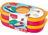 Maped 870901 Maped Picnik Snackbox Kids Concept, 2Er Set, 150 Ml, Rosa