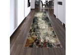 Tappeto Moderno Con Disegno Astratto | Facile Da Pulire | Multicolore Dimensioni - 80 X 300 Cm