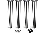 Wolketon 4X Gambe A Forcina Gambe Da Tavolo Gambe A Forcina Telaio Da Tavolo Fai Da Te Runner Da Tavolo Tavolo Da Pranzo