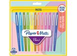 PAPER:MATE2137277 Paper:Mate Penna Con Punta In Fibra Flair Pastell, Blister Da 12 Pezzi