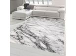 Tappeto Salotto Tappeto Effetto Marmo In Grigio Dimensioni - 120 X 170 Cm