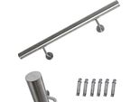 Melko Ringhiera Per Scale In Acciaio Inox Ø 4,2 Cm Ringhiera Per Ingresso Corrimano A Parete - 1,9 M