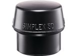 Inserto D'urto Halder Per Mazzuola Simplex Soft-Face D.30 In Gomma Composita.